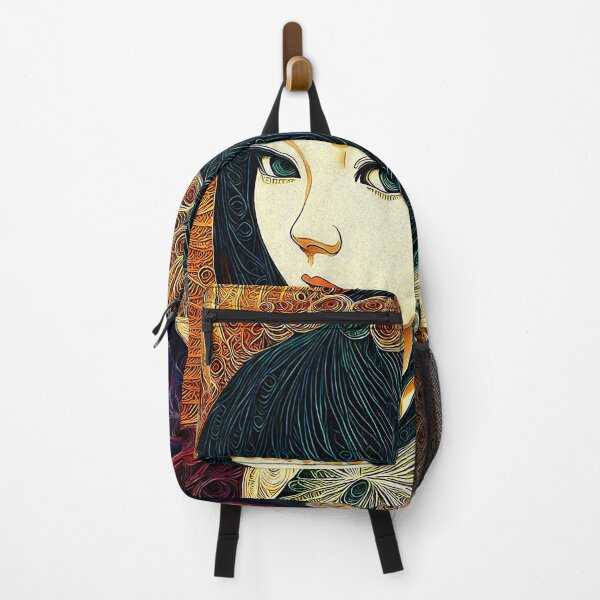 Item preview, Whirly Girl - Colorful Digital Portrait Art designed and sold by well3eyond.