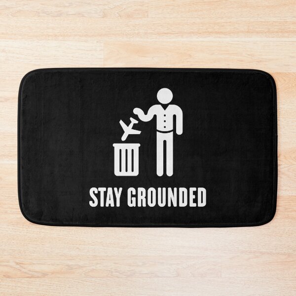 Item preview, Stay Grounded - Avoid Flights / No Air Travel! (White) designed and sold by MrFaulbaum.