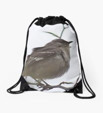Tra-la-la, tweedlee dee dee Drawstring Bag