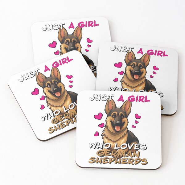 Item preview, Just A Girl Who Loves German Shepherds designed and sold by SatooDesign.