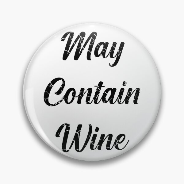 Artikelvorschau, Kann Wein enthalten (verzweifelt), mit schwarzer Beschriftung entworfen und verkauft von VelvetRoom.