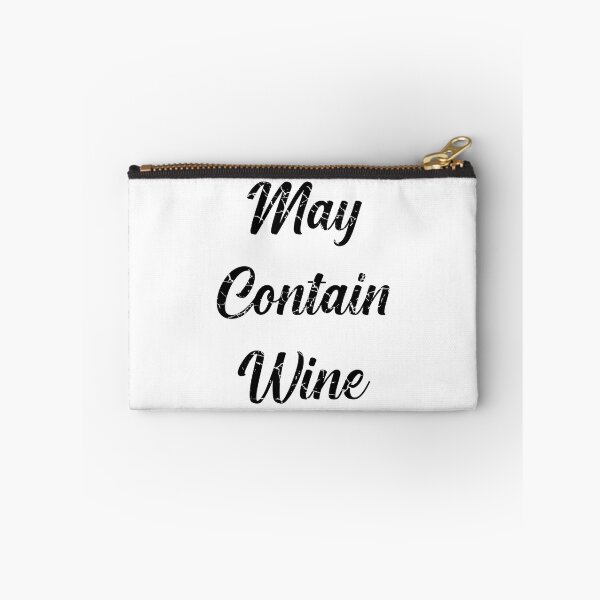 Item preview, May Contain Wine (Distressed), with Black Lettering designed and sold by VelvetRoom.