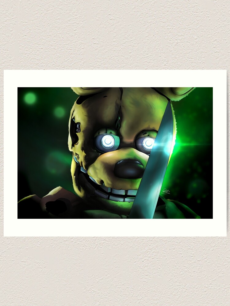 Five Nights at Freddy's Spring Trap Poster Print