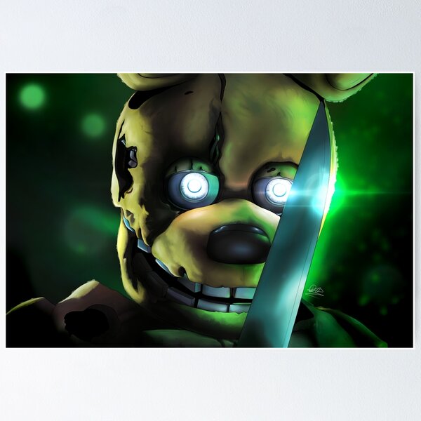 Five Nights at Freddy's - Springtrap Wall Poster with Push Pins