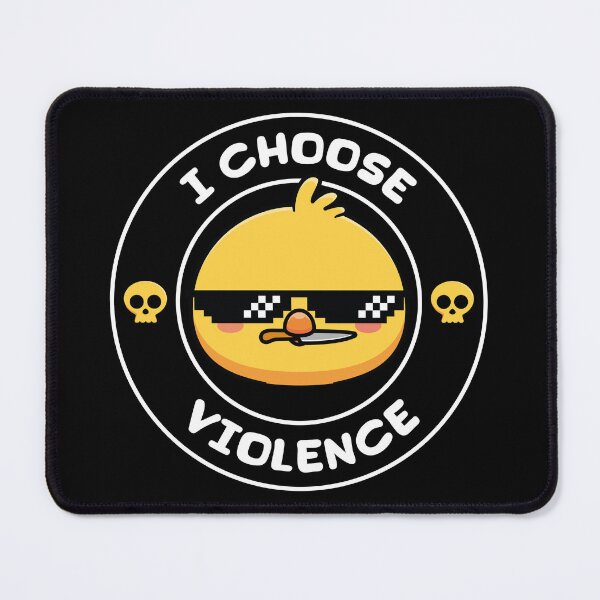 Item preview, I Choose Violence Funny Duck by BENSEMOUM designed and sold by bensemoum.