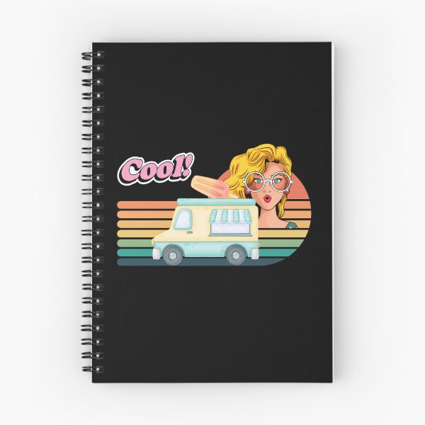 Item preview, Cool Retro Vintage Ice Cream Truck designed and sold by Scriblez.