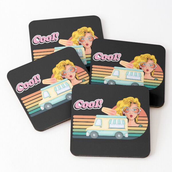Item preview, Cool Retro Vintage Ice Cream Truck designed and sold by Scriblez.