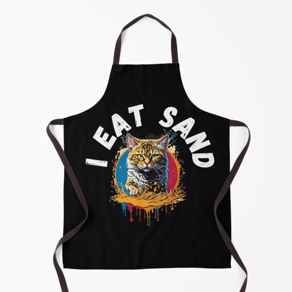 Item preview, I Eat Sand Cute Cat eating sand designed and sold by IHeartArts.