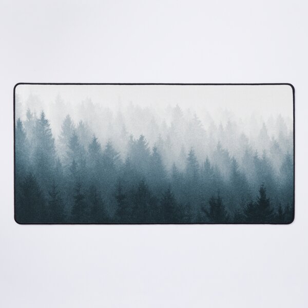 Item preview, Chasing Light // Misty Foggy Autumn Fairytale Wilderness Forest With Cascadia Trees Covered In Magic Blue Fog Season designed and sold by Tordis Kayma.