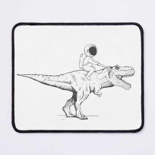 Item preview, Dinonaut Riding a Dinosaur designed and sold by LaMamasaurus.