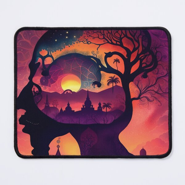 Item preview, "Goa Trance Vibes" - Psychedelic Raver Illustration Art Collection designed and sold by paulo silveira.