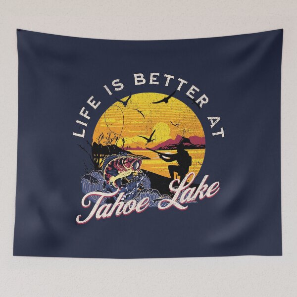 Item preview, Life is better at Tahoe Lake | Vintage Style designed and sold by Tee-Craftify.
