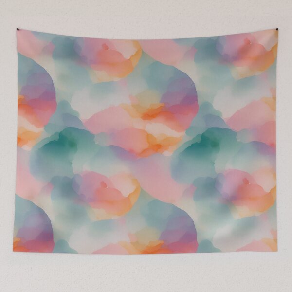 Item preview, watercolor beautiful colorful seamless art illustration  designed and sold by gmm2000.