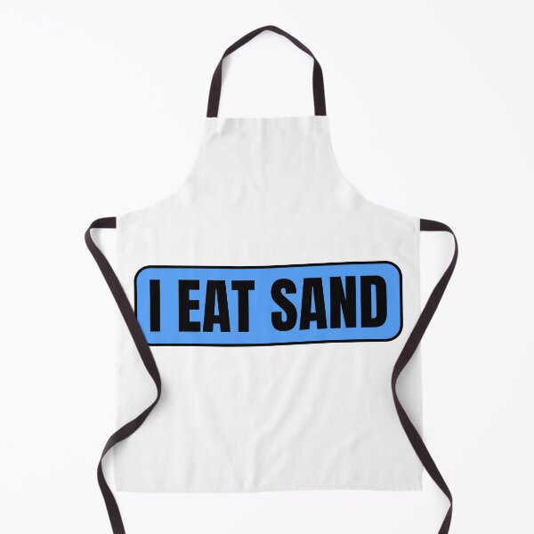 Item preview, I Eat Sand Blue Black designed and sold by IHeartArts.