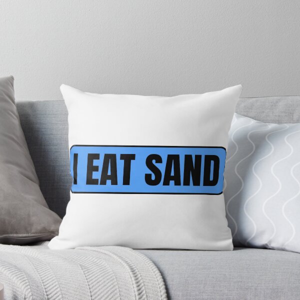 Item preview, I Eat Sand Blue Black designed and sold by IHeartArts.