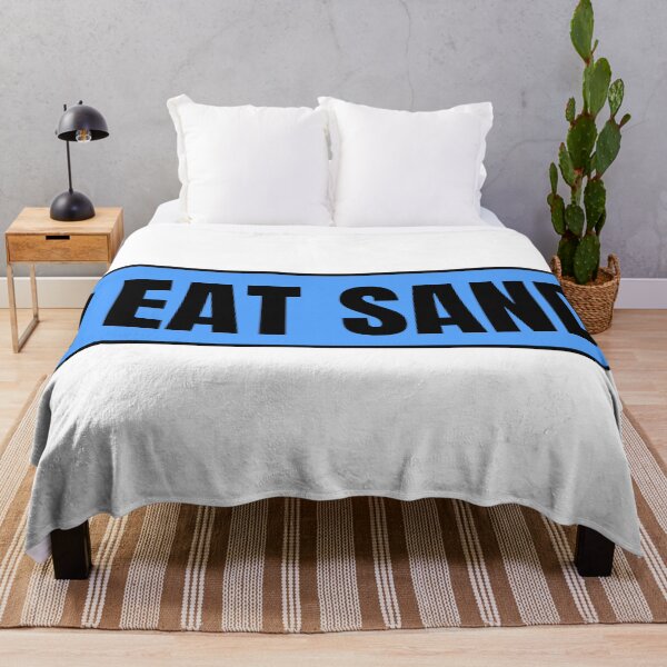 Item preview, I Eat Sand Blue Black designed and sold by IHeartArts.