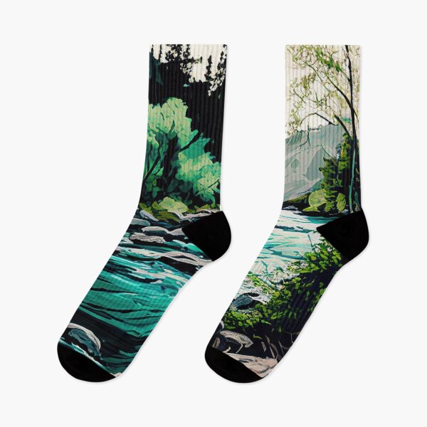 Item preview, Swift River Scenery designed and sold by TheArtMage.