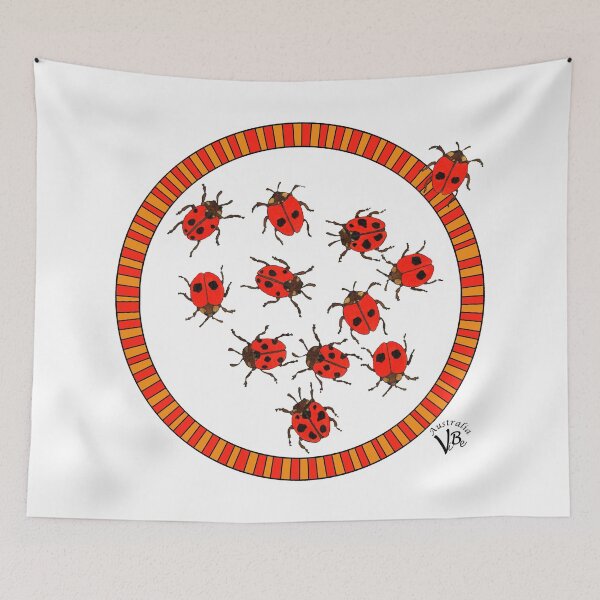Item preview, Ladybugs designed and sold by vibeceramics.