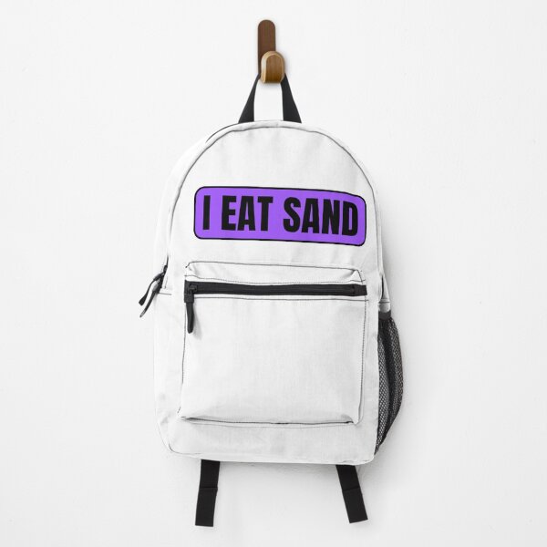 Item preview, I Eat Sand Purple Black designed and sold by IHeartArts.