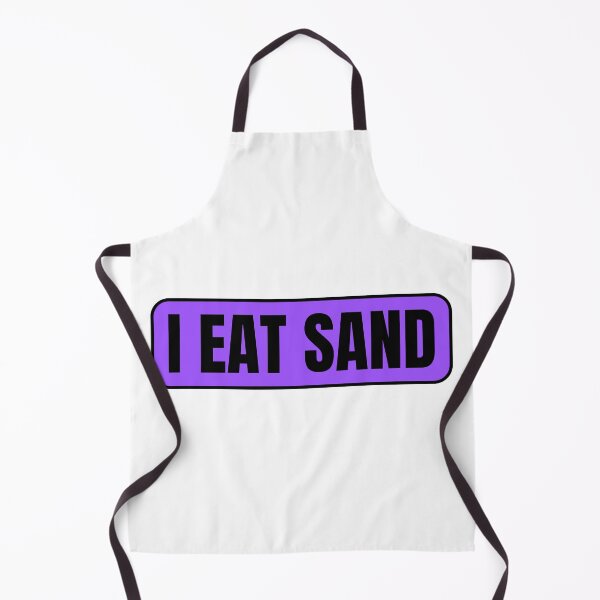 Item preview, I Eat Sand Purple Black designed and sold by IHeartArts.