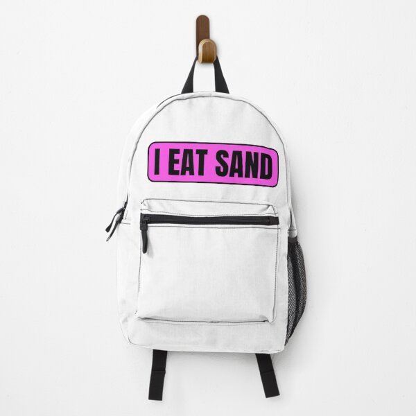 Item preview, I Eat Sand Pink Black designed and sold by IHeartArts.