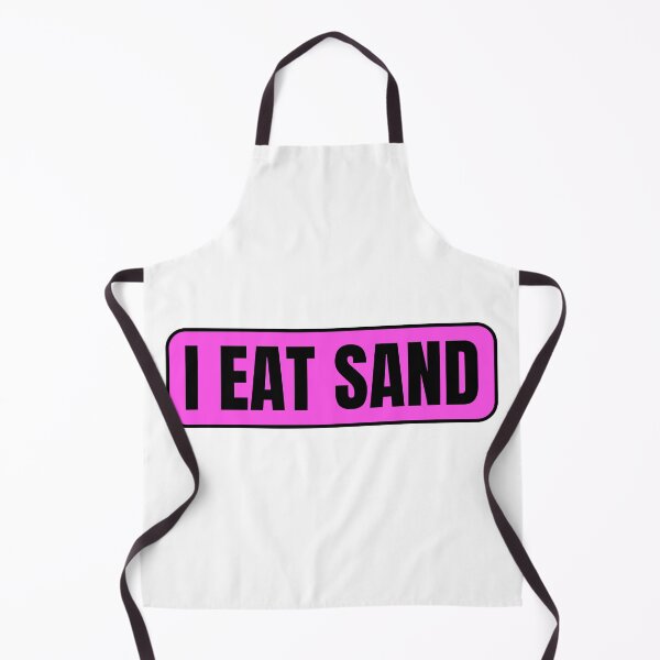 Item preview, I Eat Sand Pink Black designed and sold by IHeartArts.