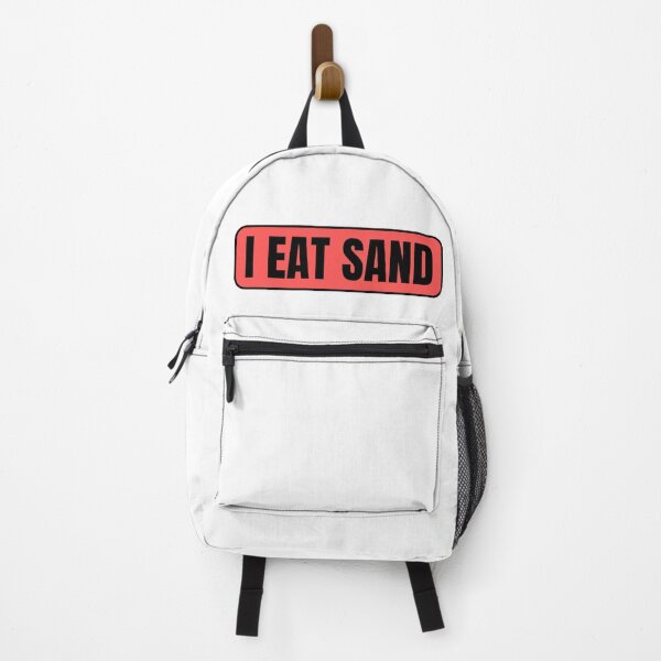 Item preview, I Eat Sand Red Black designed and sold by IHeartArts.