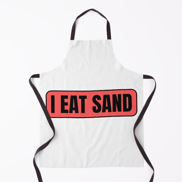 Item preview, I Eat Sand Red Black designed and sold by IHeartArts.