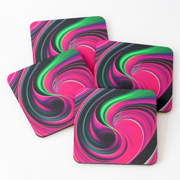Item preview, Abstract Pink And Green Swirl Art designed and sold by Rell1970.