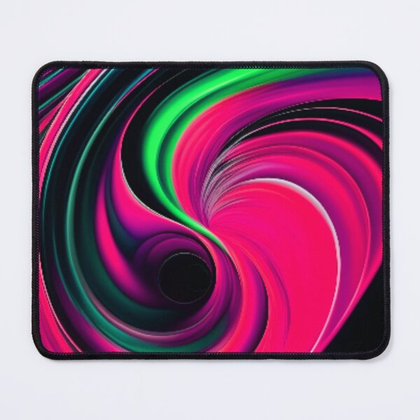 Item preview, Abstract Pink And Green Swirl Art designed and sold by Rell1970.