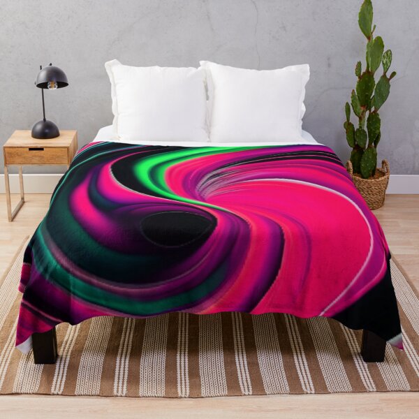 Item preview, Abstract Pink And Green Swirl Art designed and sold by Rell1970.