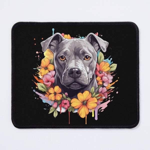 Item preview, Staffie watercolour splash designed and sold by ZombieLH.