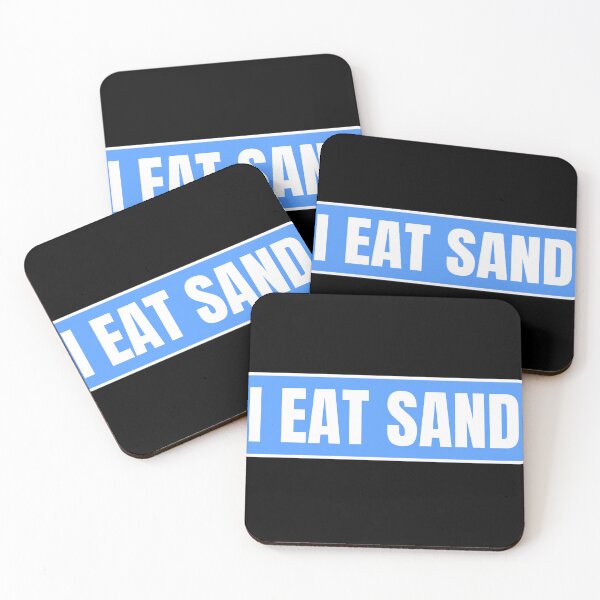 Item preview, I Eat Sand Blue White designed and sold by IHeartArts.