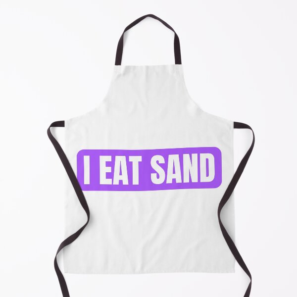Item preview,  I Eat Sand Purple White designed and sold by IHeartArts.