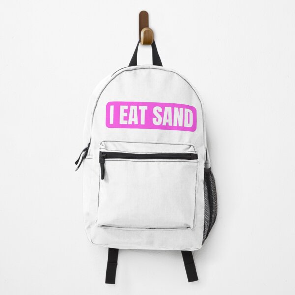 Item preview, I Eat Sand Pink White designed and sold by IHeartArts.