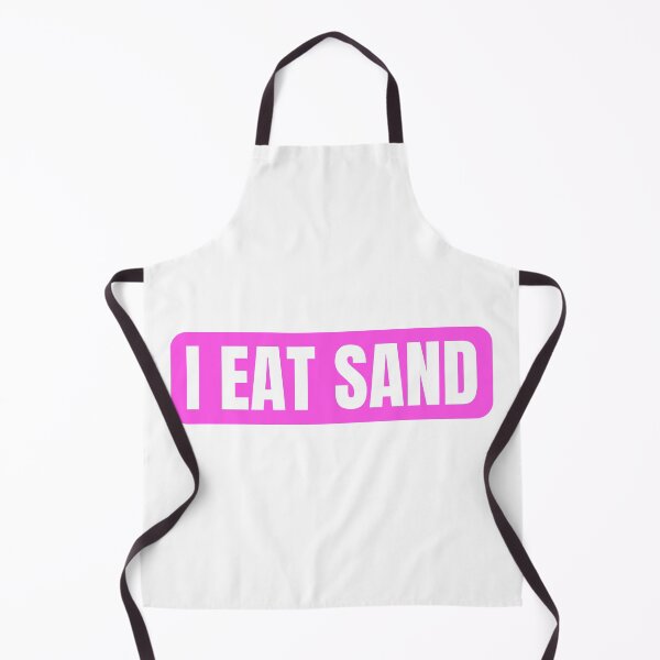 Item preview, I Eat Sand Pink White designed and sold by IHeartArts.