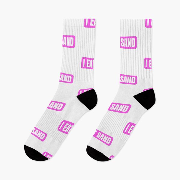 Item preview, I Eat Sand Pink White designed and sold by IHeartArts.