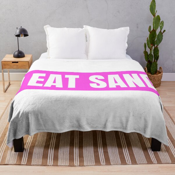 Item preview, I Eat Sand Pink White designed and sold by IHeartArts.