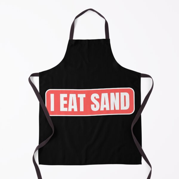 Item preview, I Eat Sand Red White designed and sold by IHeartArts.