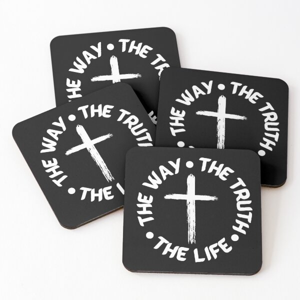 Item preview, The Way, The Truth, The Life Christian Cross Design designed and sold by CrossAndCrown.