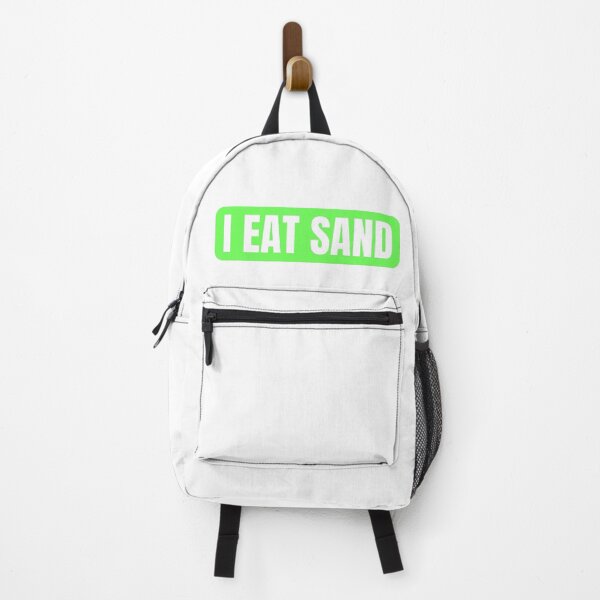 Item preview, I Eat Sand Neon Green White designed and sold by IHeartArts.
