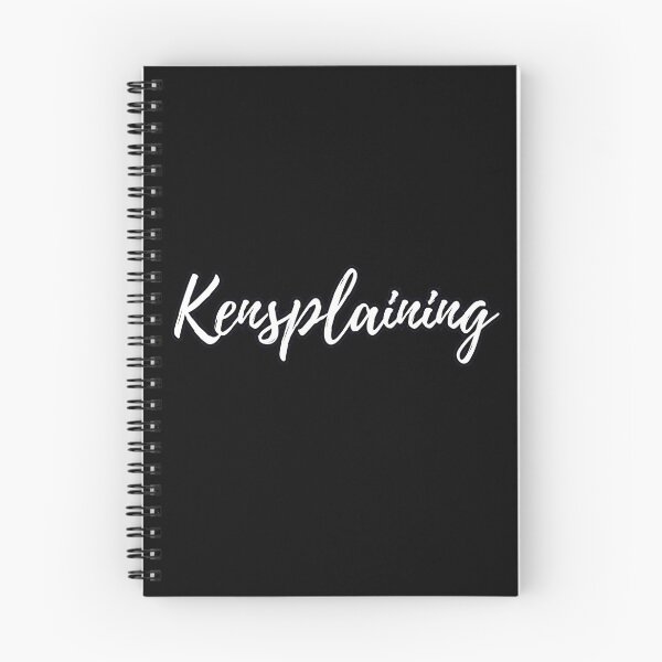 Item preview, Kensplaining in white designed and sold by Manoroma.