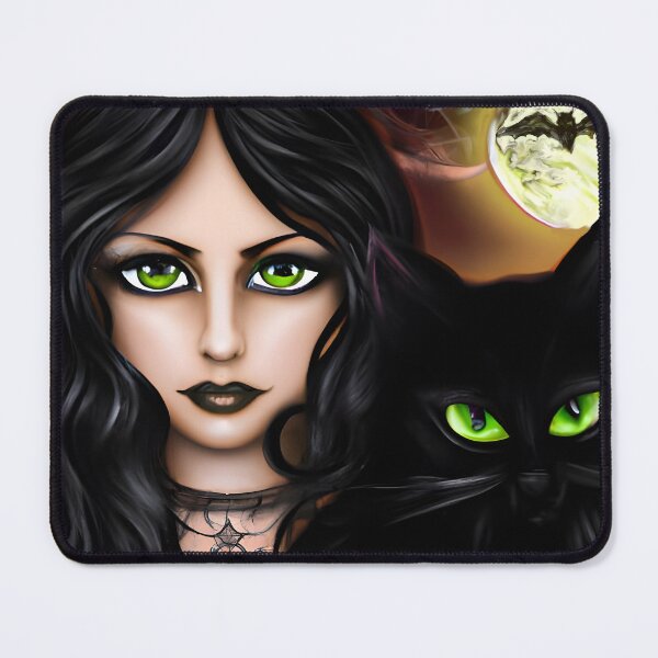 Item preview, A Witch and Her Cat in the Full Moon designed and sold by AuroraSpringer.