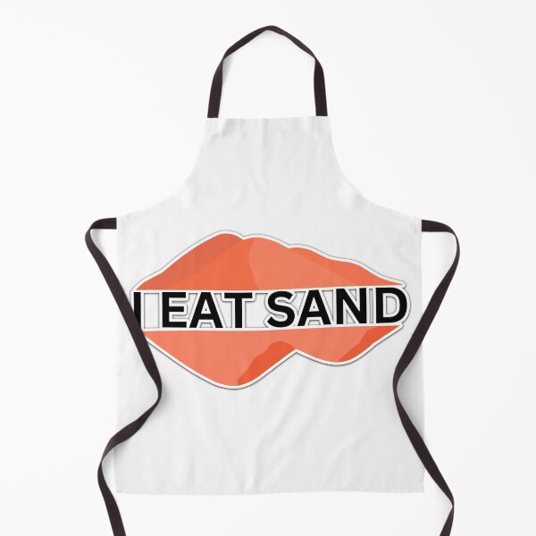 Item preview,  I Eat Sand Beach Quote Meme Red Orange Black designed and sold by IHeartArts.