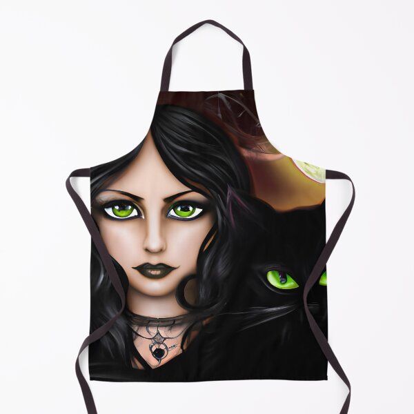 Item preview, A Witch and Her Cat in the Full Moon designed and sold by AuroraSpringer.