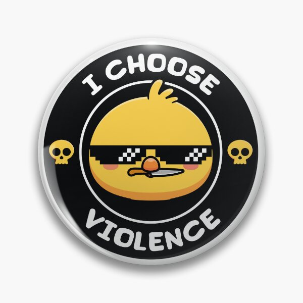 Item preview, I choose violence funny duck by BENSEMOUM designed and sold by bensemoum.