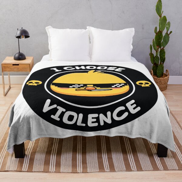 Item preview, I choose violence funny duck by BENSEMOUM designed and sold by bensemoum.