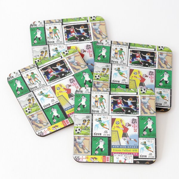 Item preview, Women's Soccer Postage Stamps Collage  designed and sold by William Wright.