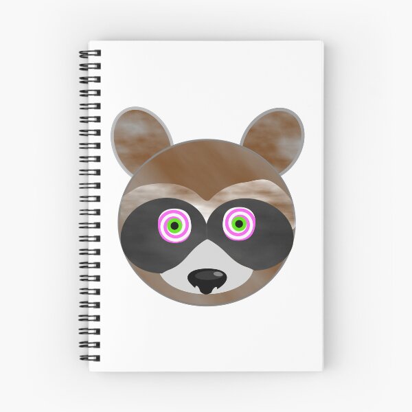 Item preview, Mesmerized Raccoon Emoji designed and sold by m2inspiration.