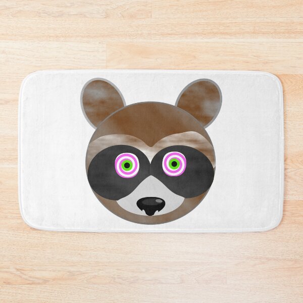 Item preview, Mesmerized Raccoon Emoji designed and sold by m2inspiration.